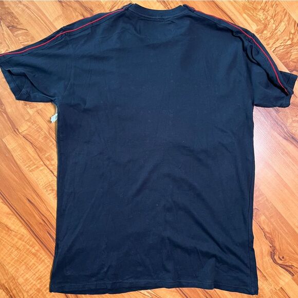 🔥🖤The Saints Sinphony🖤🔥 short sleeve embellished tee 🖤🔥 NWT 🔥🖤 large - Picture 5 of 7